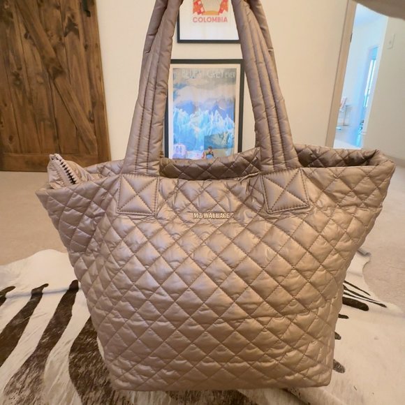 MZ Wallace Medium Metro Tote in Rose Gold - Picture 1 of 12